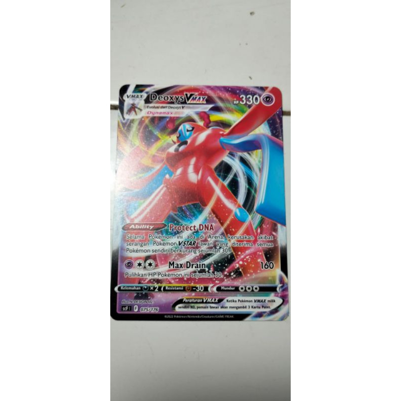 Kartu Pokemon  Deoxys VMax Original