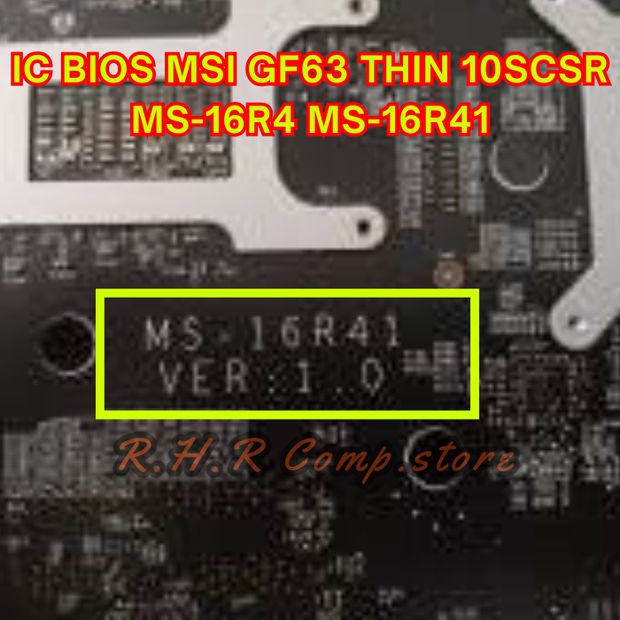 IC BIOS MSI GF63 THIN 10SCSR CORE i7 GEN 10
