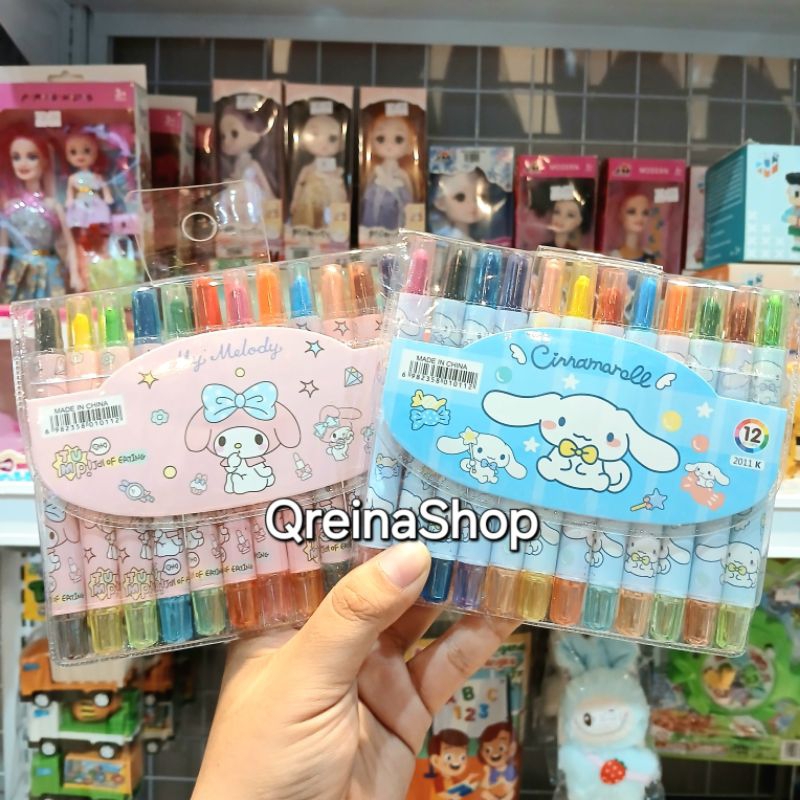 

(BISA COD) Crayon Sanrio Plastik