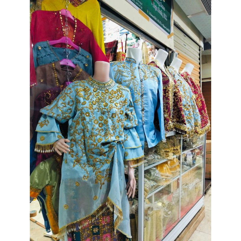 Baju pengantin full payet mewah adat bugis Makassar