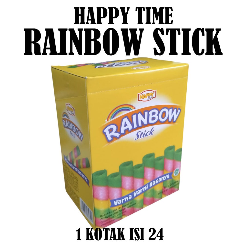 

HAPPY TIME RAINBOW STICK KOTAK ISI 24