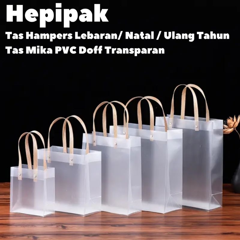 

(10pcs) Goodie Bag Doff Transparan Hampers Bag Premium