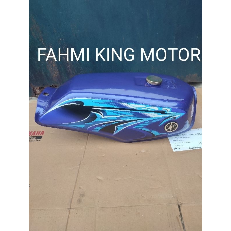TANGKI TENGKI RXKING RX KING BIRU DRAGON 2006 GRES BARU KOMPLIT