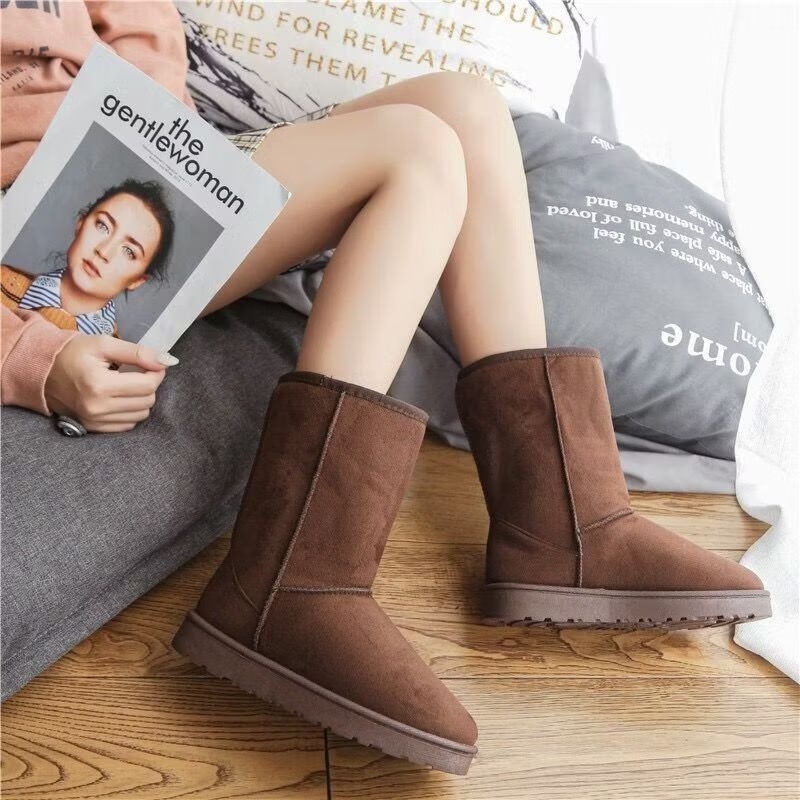 Dunia Winter Sepatu Boots Wanita Musim Dingin | Winter Snow Boots Waterproof Fur Lining Anti-Slip