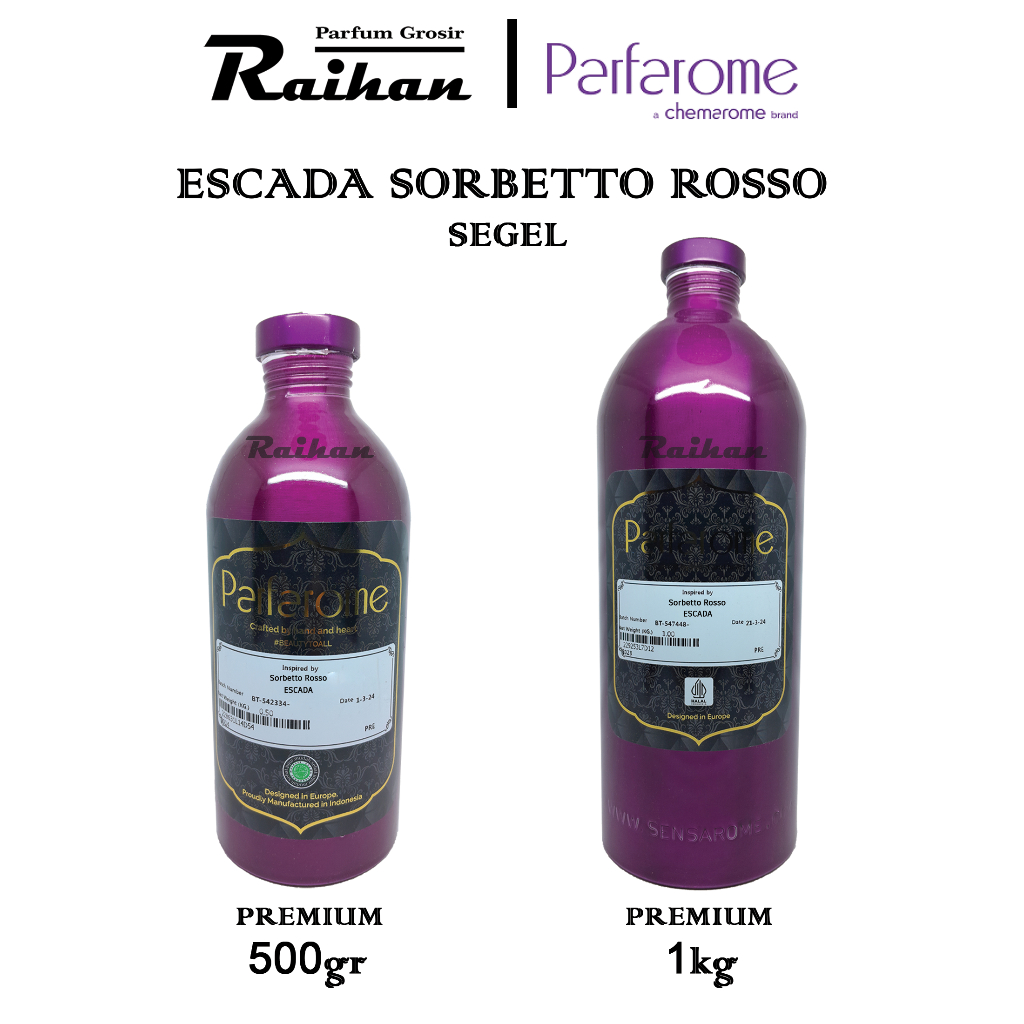 ESCADA SORBETTO ROSSO PARFAROME PREMIUM SEGEL 1KG 500GR