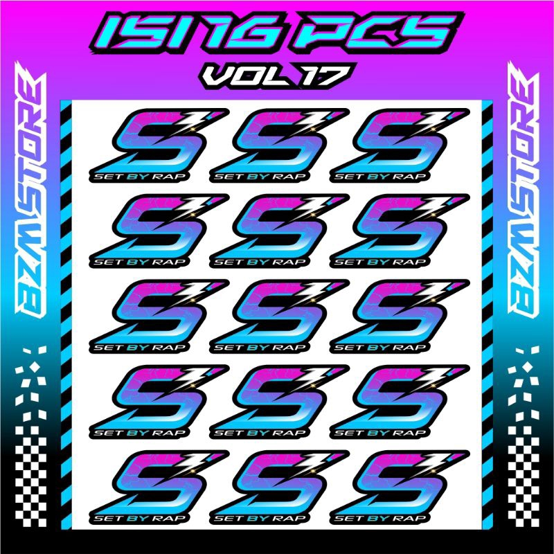 

Stiker Isi 16pcs Vol17 Original