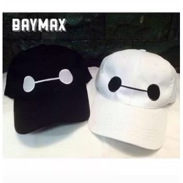 topi baymax hitam/topi hitam