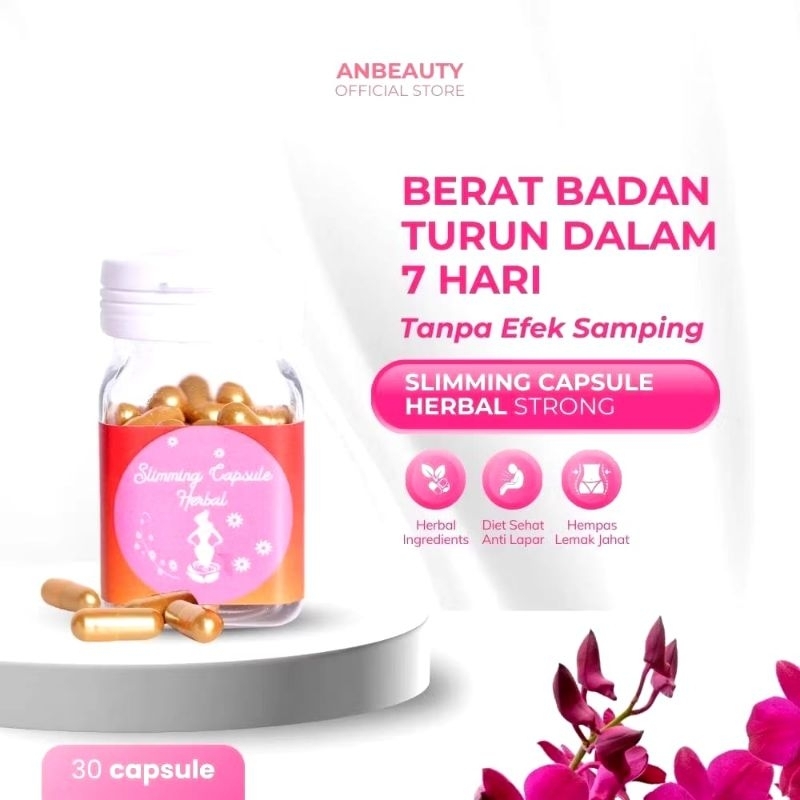 Slimming Capsule Herbal STRONG Isi 30 Kapsul