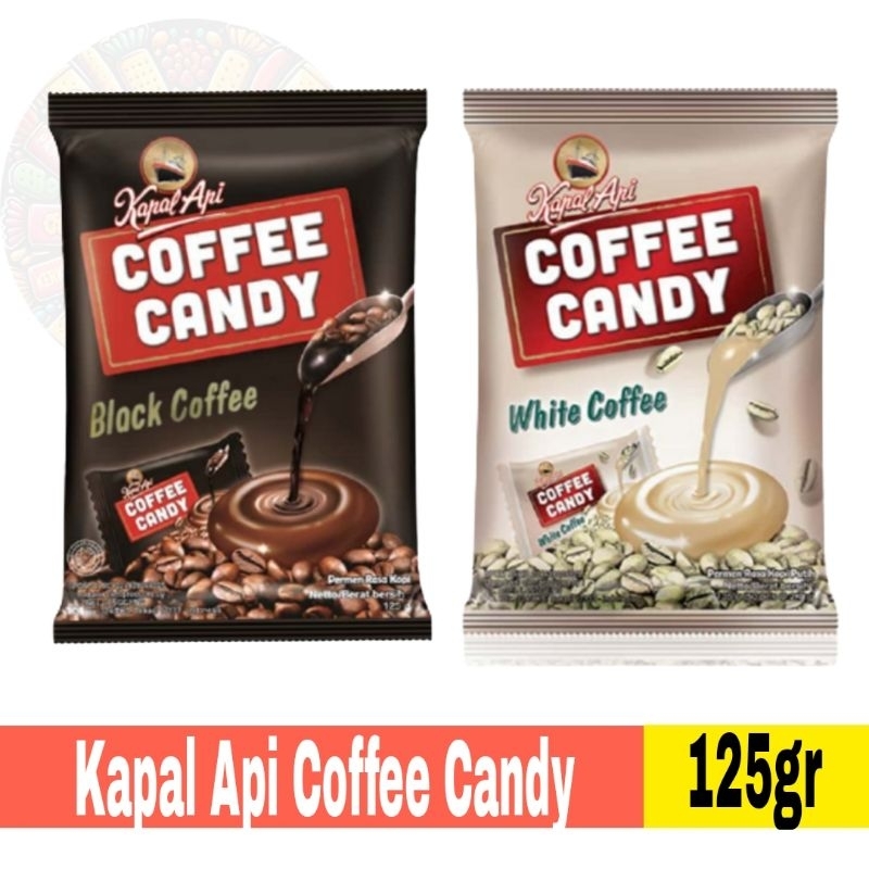 

Permen Kapal Api White / Black Cofee Candy 125gr Permen Kopi Kopiko