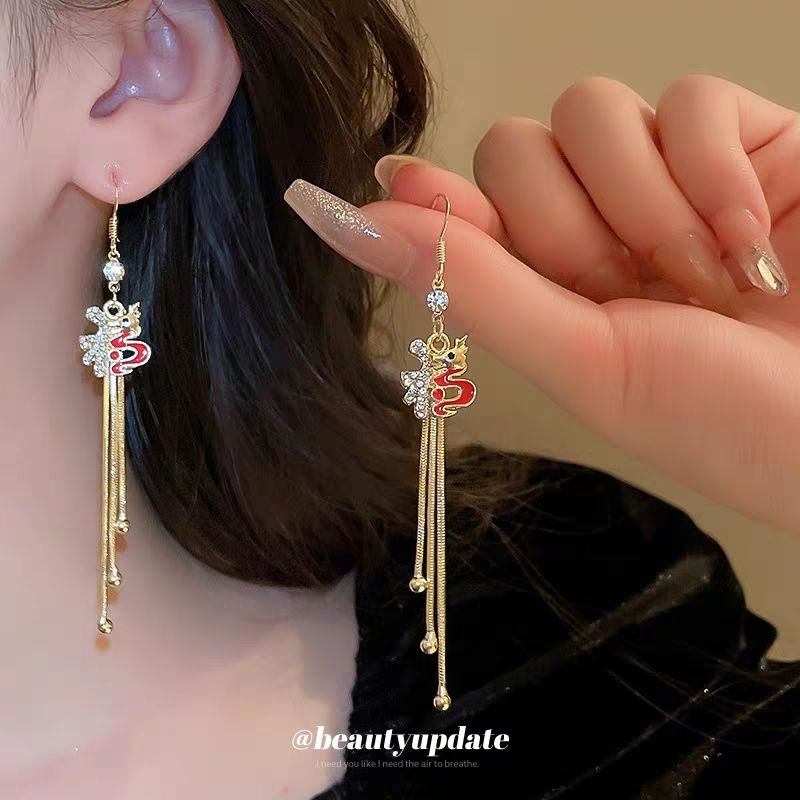 Anting Shio Naga Premium / Dragon Earrings