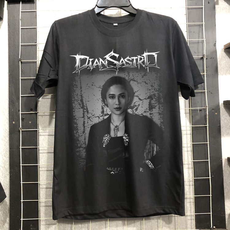 Kaos Dian Sastro X Deadsquad Tshirt 100% Cotton Black | Shortsleeve & Longsleeve | Jeng Yah T-SHIRT 