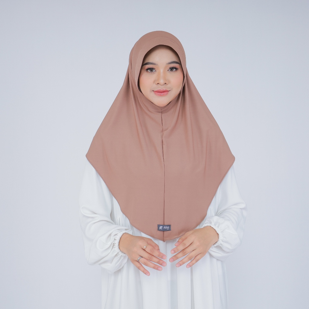 Hijab Instan Bergo Pet Spandek Jersey Size L - Hijab Instan kekinian