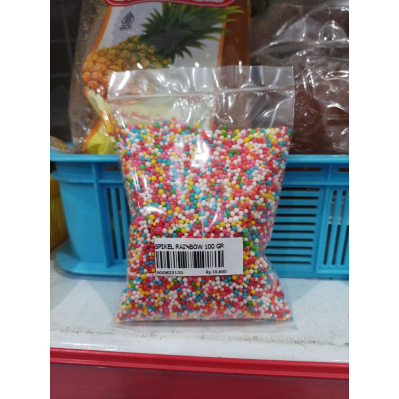 

Elmer Sugar Springkles Rainbow Spikel Gula Warna 100 Gram