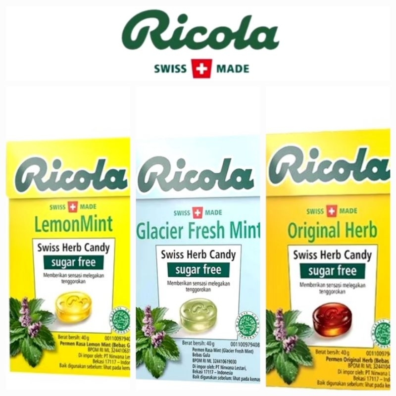 

Ricola - Permen Herbal - 40g