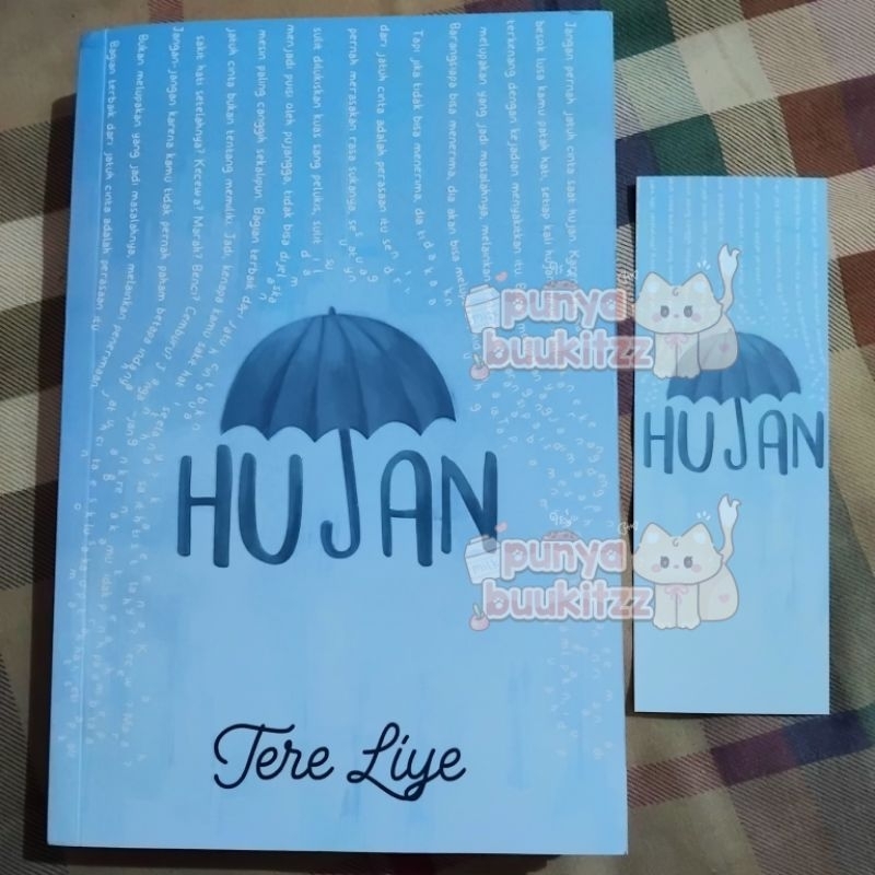 (PRE♡) buku novel tere liye hujan remaja romantis fantasi science fiction friendship persahabatan ko