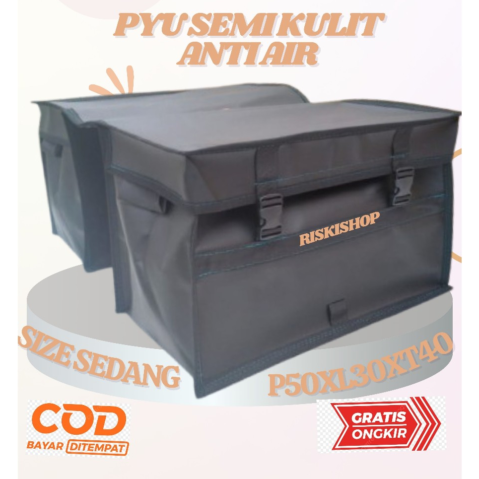 Tas Keranjang Motor Kurir Jumbo Kuat Tebal Tahan Air