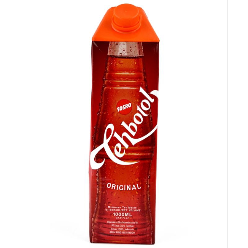

TEH BOTOL KOTAK 1 LITER/ PCS