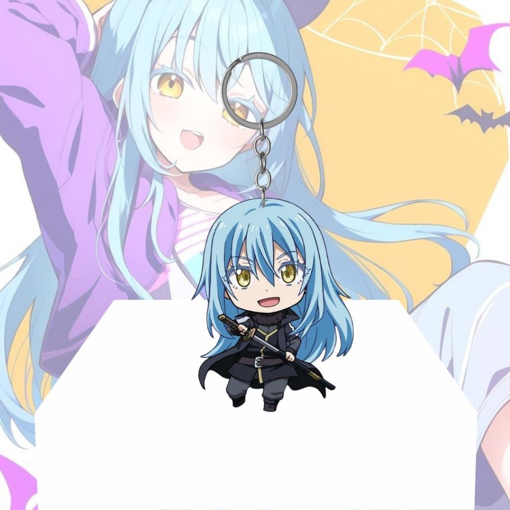 Gantungan Kunci Gantungan HP Anime Tensei Shitara Slime Datta Ken Rimuru Tempest - Ganci Akrilik - K