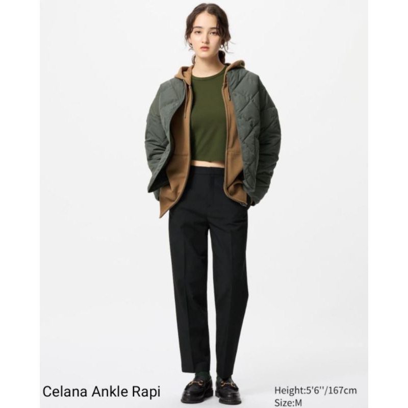 ❗Ready❗UNIQLO Celana Smart Ankle Rapi 2 Way Stretch Formal Pants Original