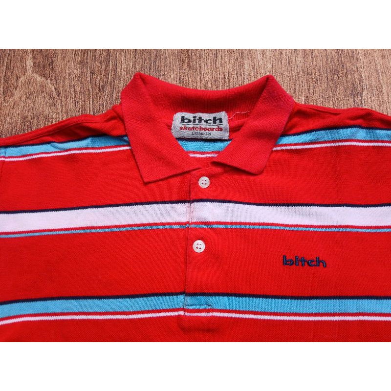 90s Bitch Skateboards Polo Shirt Not Bones Powell Peralta Baker & Santa Cruz