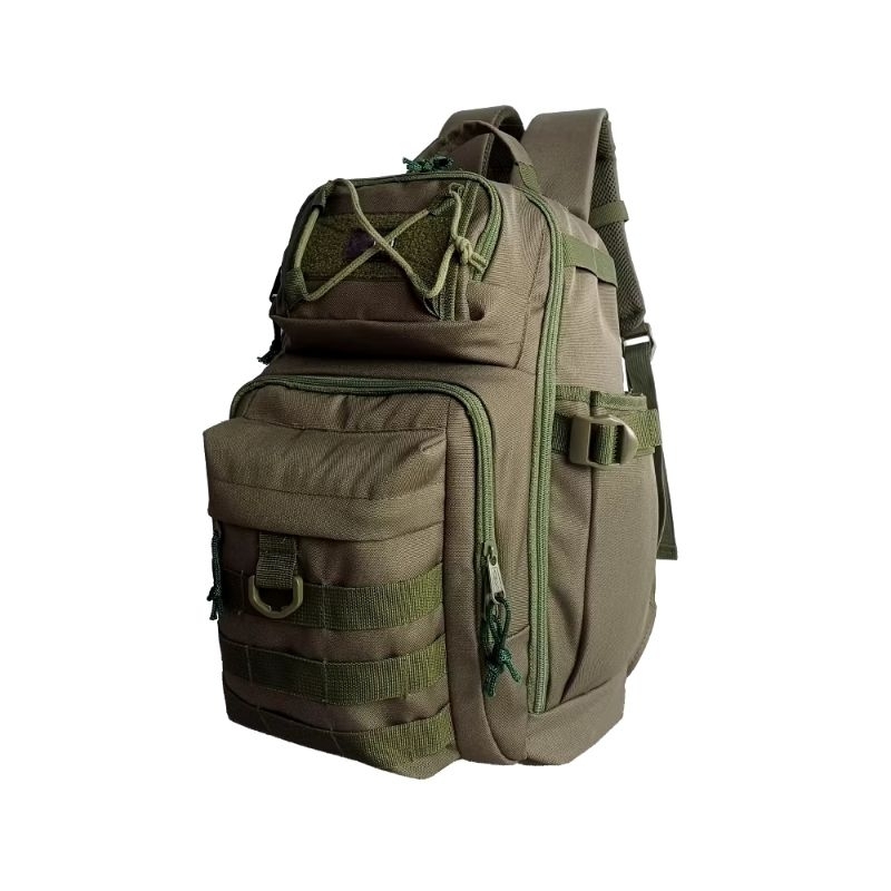 Tas Tactical Jatah Polri Kain Bag TNI AD Polisi Hijau Tua Army Taktikal Krem Libanon Ransel Jumbo Ca