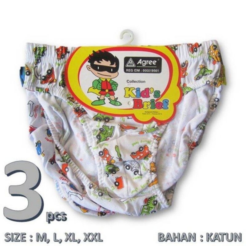 AGREE KIDS Celana Dalam Anak Laki-laki Agree Kids Motif Bergambar CD Anak Laki-Laki