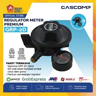 GASCOMP Regulator Meter Premium (GRP-2D) Regulator Gas Aman Regulator Gas Anti Bocor Regulator Gas S