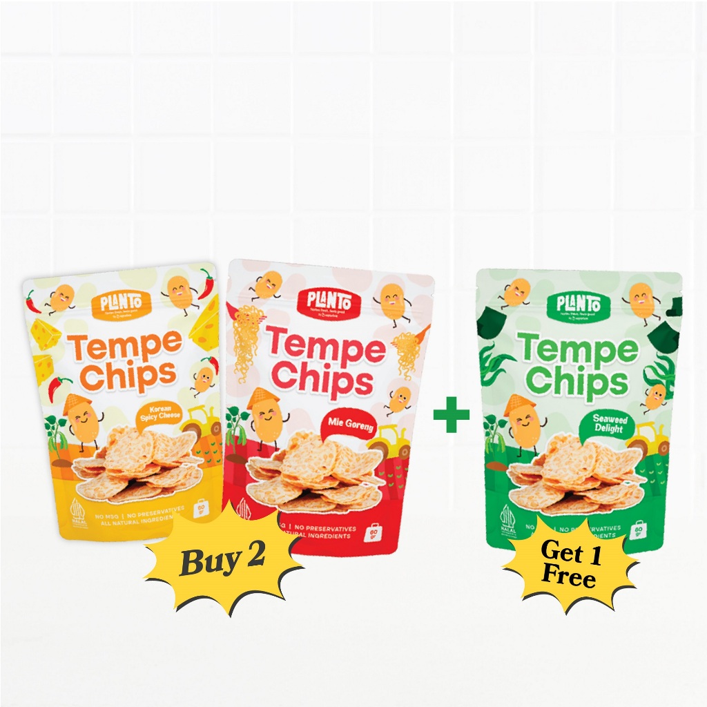 

Planto Buy 2 Get 3 Tempe Chips Free Tempe Chips Seewed Delight