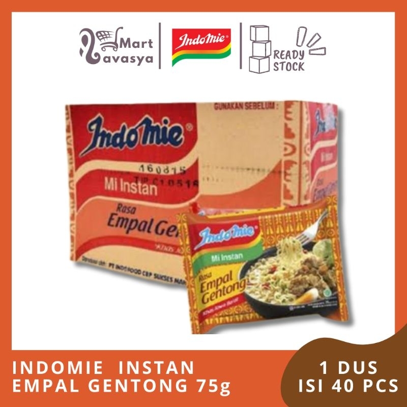 

INDOMIE KUAH EMPAL GENTONG 75g - 1 DUS ISI 40 PCS - KOTA BANDUNG - LAVASYA MART