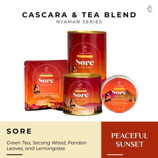 

Netisane Sore (Green Tea, Secang Wood, Pandan Leaves, Lemongrass) Artisan Tea | Detox, Kolesterol
