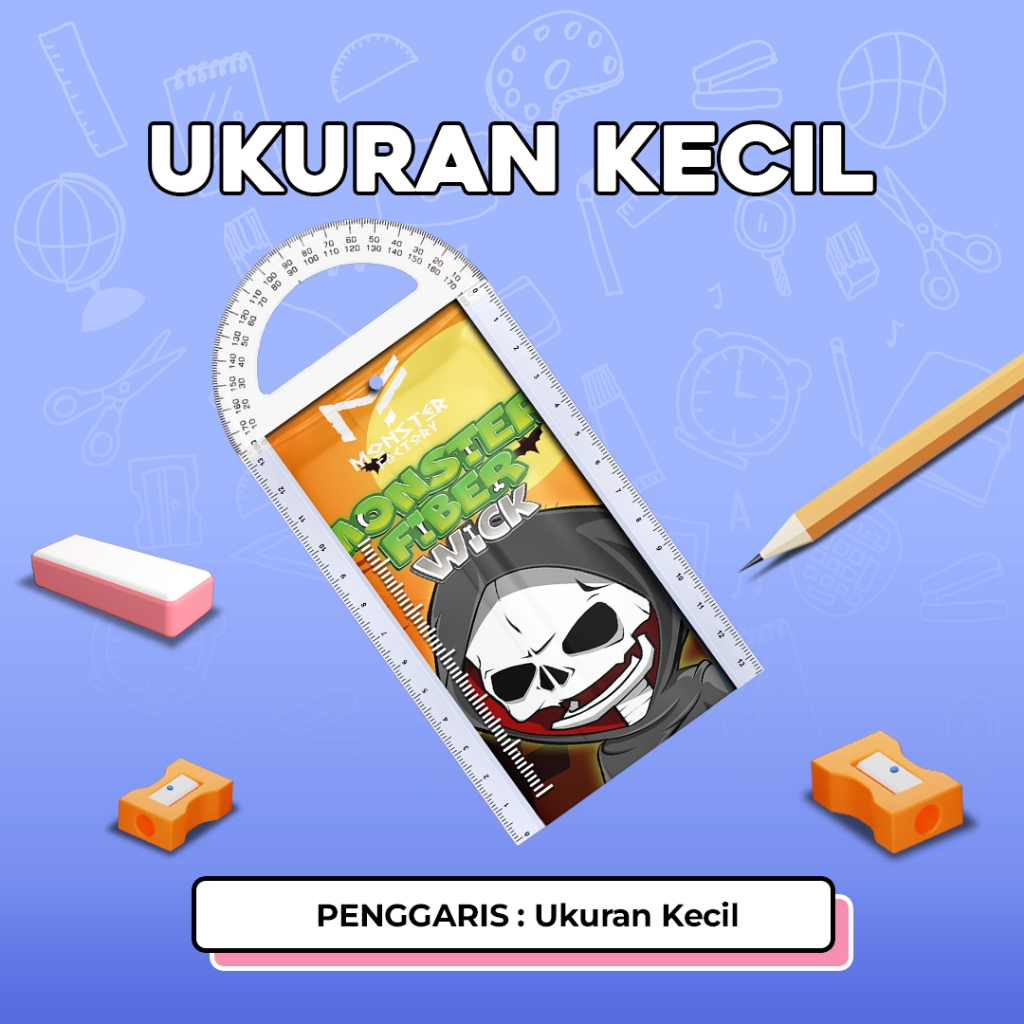 

Penggaris FIBER Ukuran Kecil