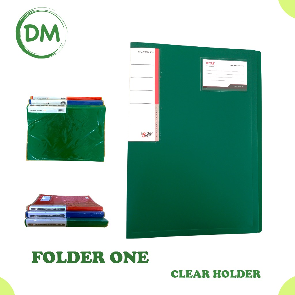 

MAP CLEAR HOLDER FOLDER ONE 20 40 60 POCKET
