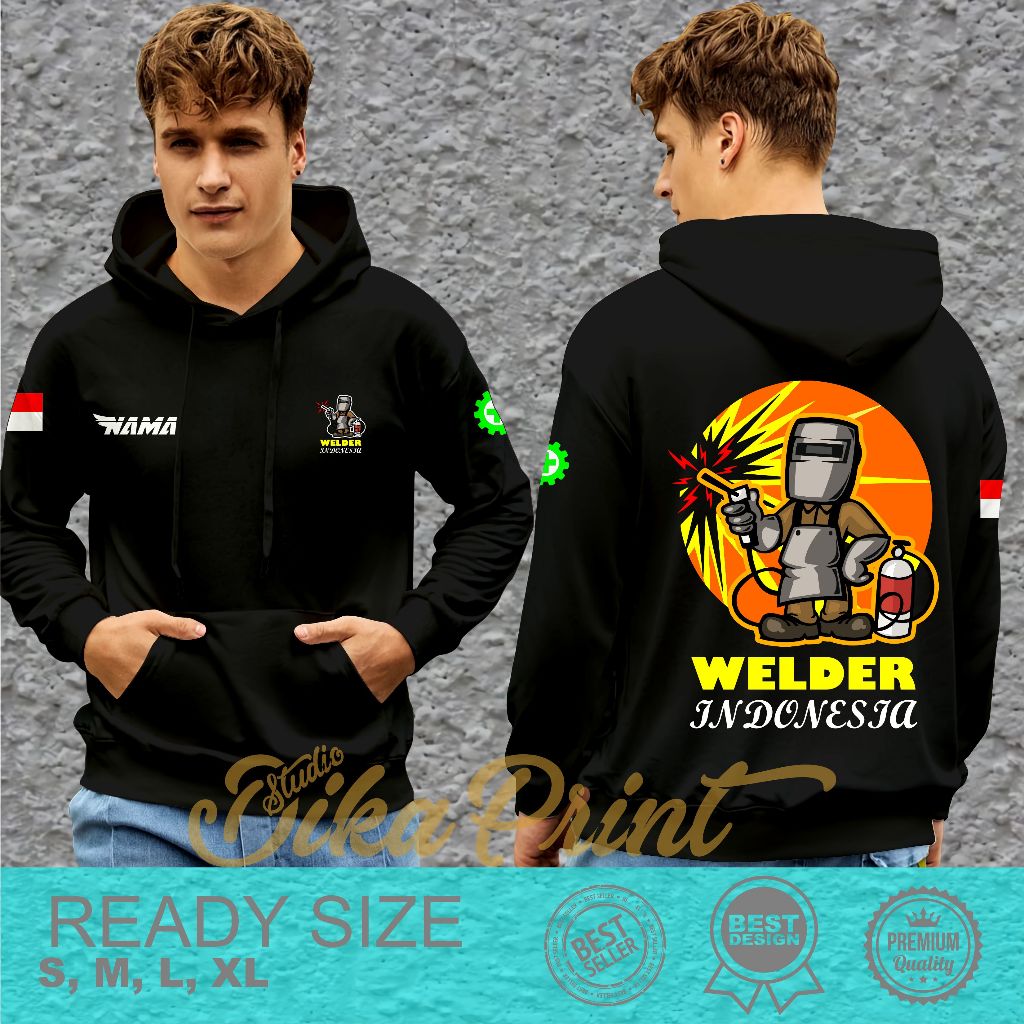 Jaket Hoodie Welder Indonesia Bahan Nyaman Dan Adem Volume 1