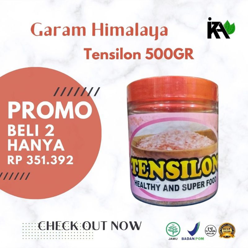 

PAKET 1 GARAM HIMALAYA /TENSILON 500MG / GARAM KESEHATAN/ GARAM HIMALAYA / HIMALAYA SALT