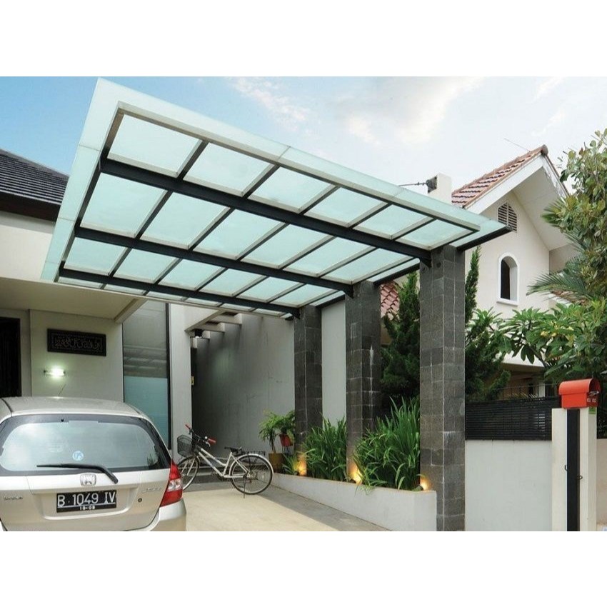kanopi kaca sunblast | kanopi custom