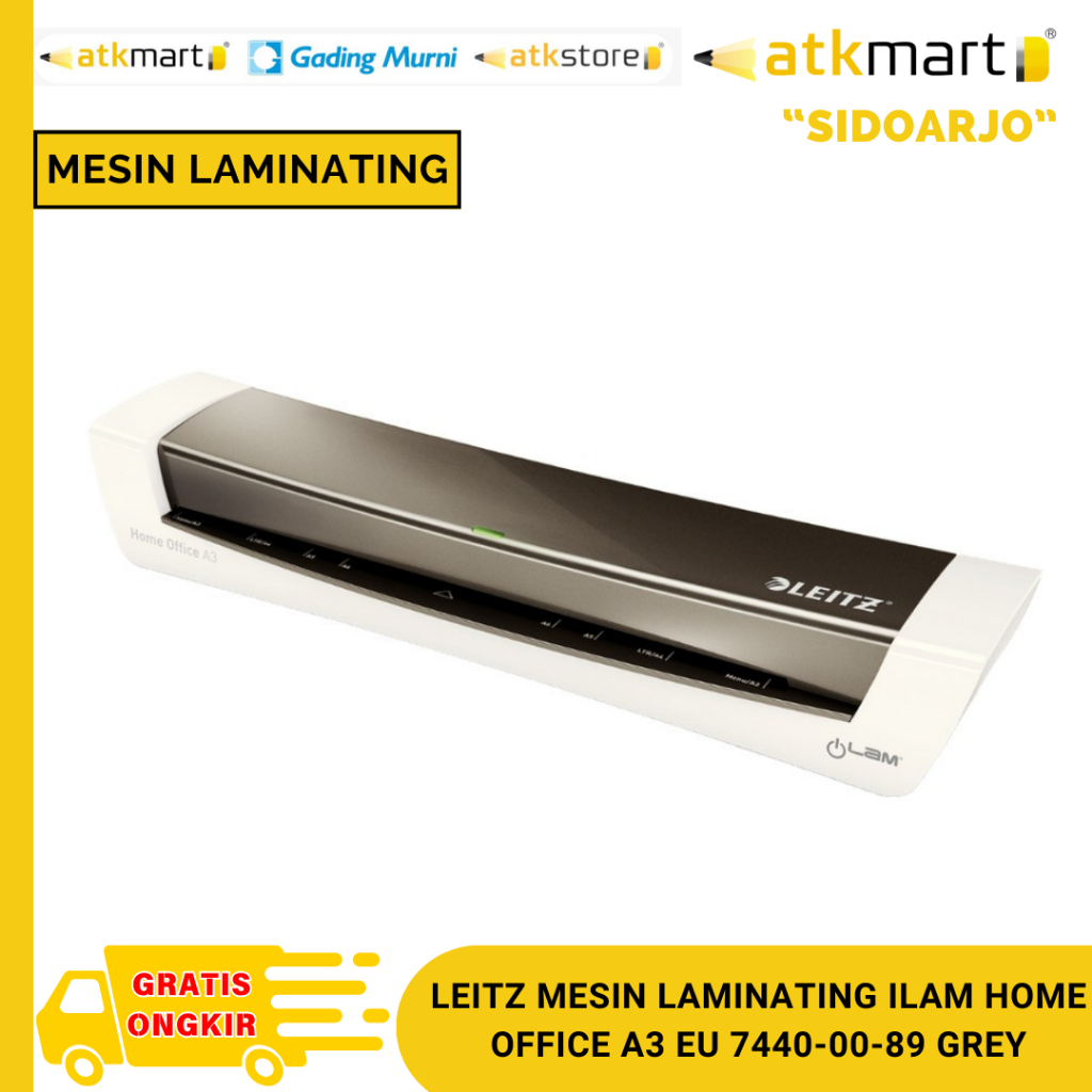 

LEITZ MESIN LAMINATING ILAM HOME OFFICE A3 EU 7440-00-89 GREY