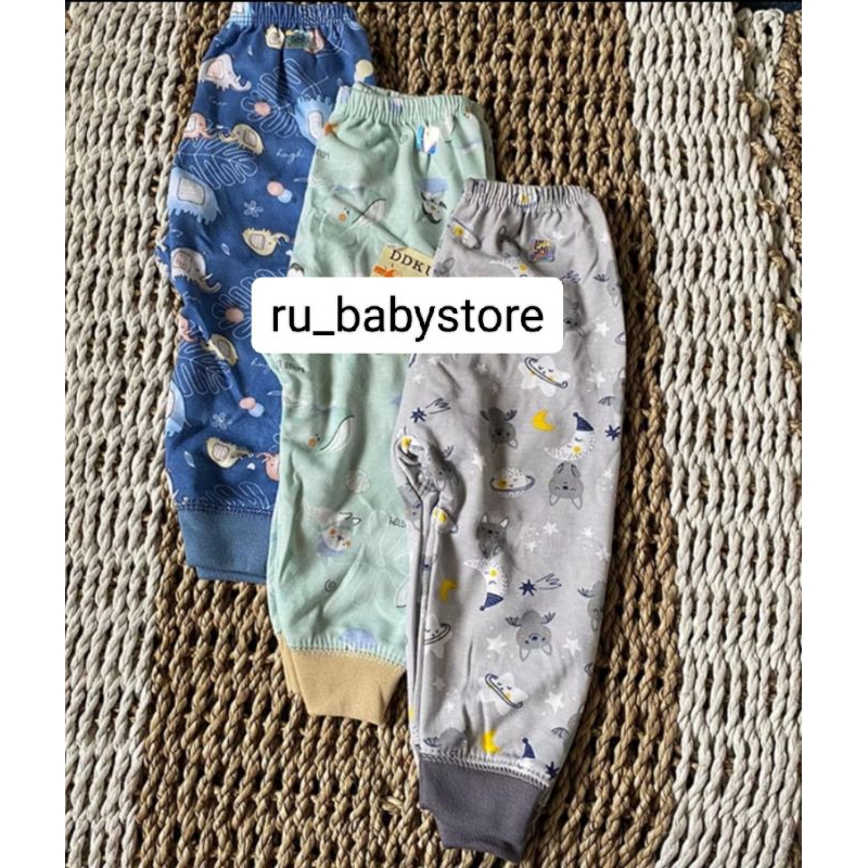 Celana panjang baby Merk DDKU series gajah biru || CELANA PANJANG BABY DDKU SNI