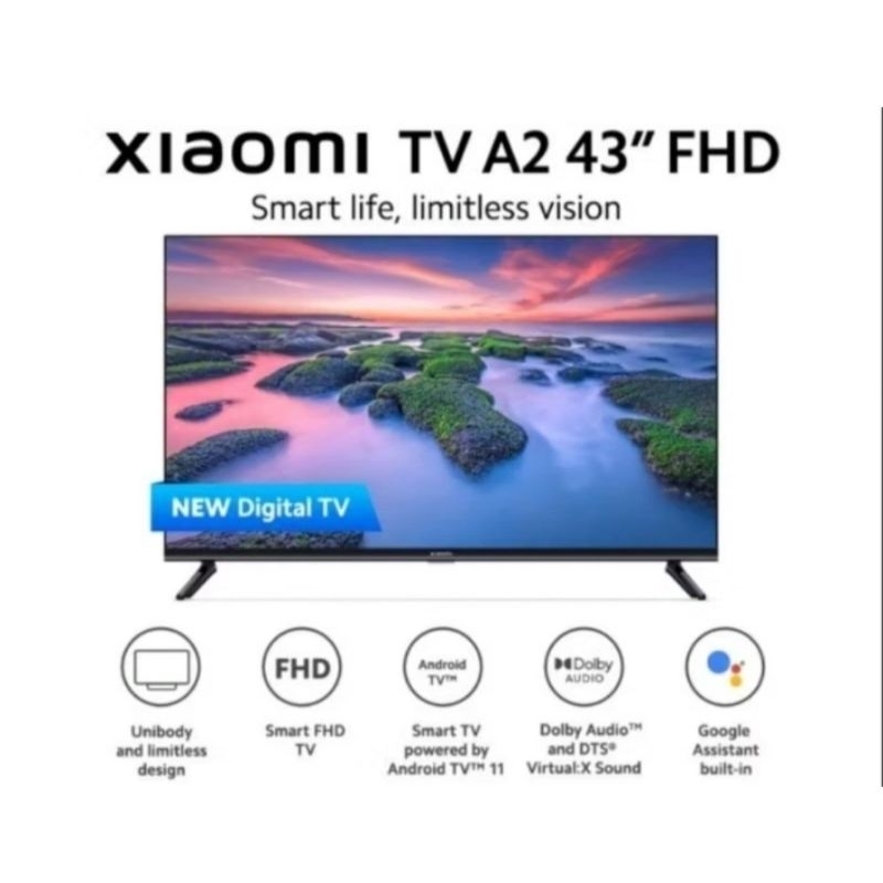 TV XIAOMI 43 INCH ANDROID TV FHD Xiaomi TV 43" 2K ASeries 43 XIAOMI 43 INCH ANDROID TV