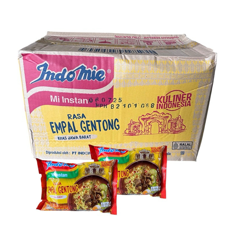 

INDOMIE RASA EMPAL GENTONG PERDUS ISI ( 40 BUNGKUS ) - INDOFOOD - MIE INSTAN