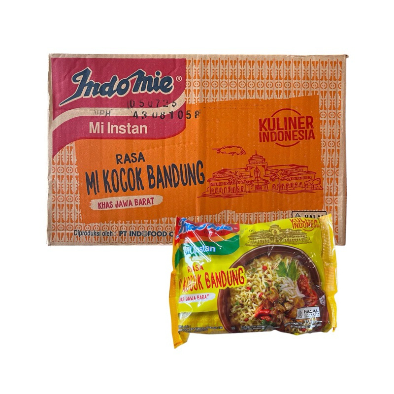 Indomie Kuah Rasa Mie Kocok Bandung Mie Instan 1 Dus - ( isi 40 PCS )