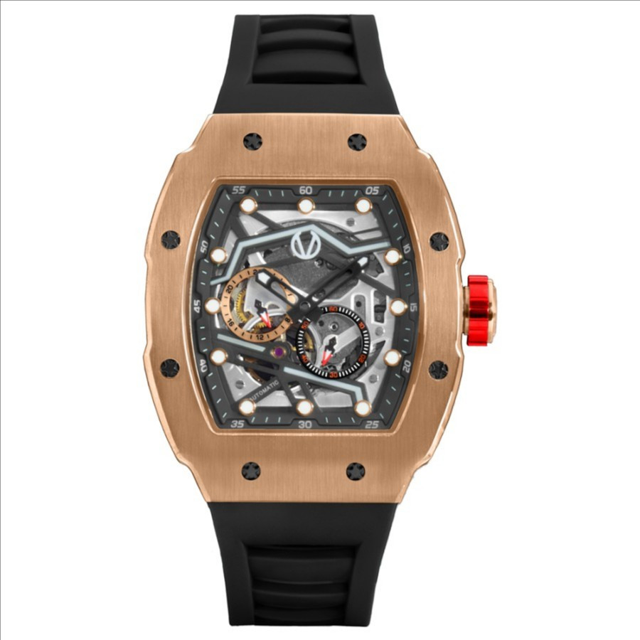 Christ Verra CV 113889G-35 BLK Jam Tangan Automatic