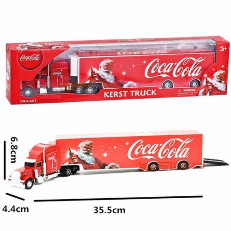 Diecast truck kontiner kenwort coca cola skala 64