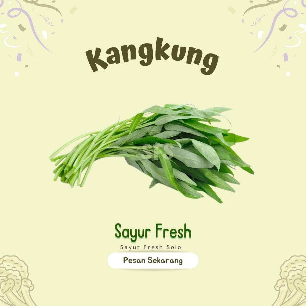 

Sayur Kangkung 1 Ikat (READY PAGI jam 5-9) - Sayur Fresh Solo
