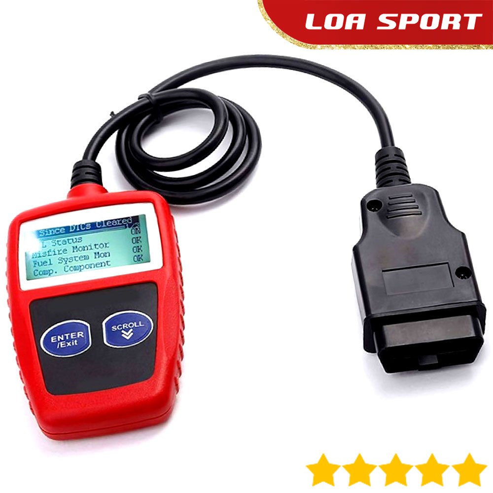 OBD Scanner Mobil OBD2 Layar LCD Handheld Car Diagnostic Scanner
