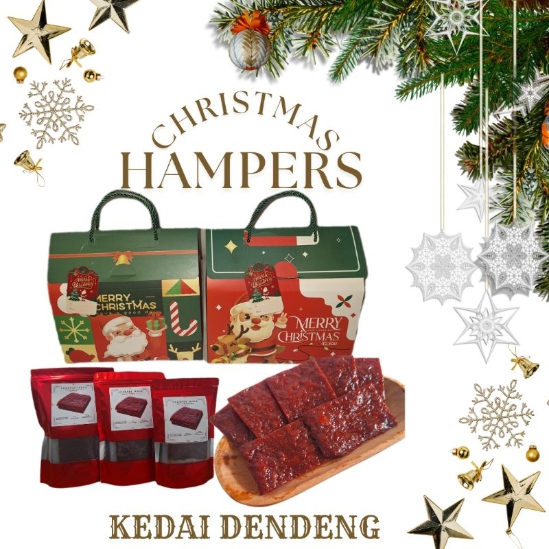 

Christmas Hampers / Hampers Dendeng / Dendeng Ayam / BakKwa Ayam / Dendeng Kering / Dendeng Manis