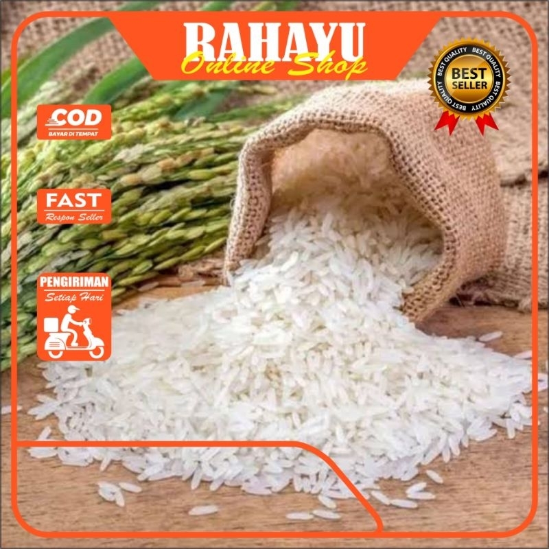 

BERAS PUTIH Polos Pulen Bersih || Inpari 32 Berat Mulai 1Kg