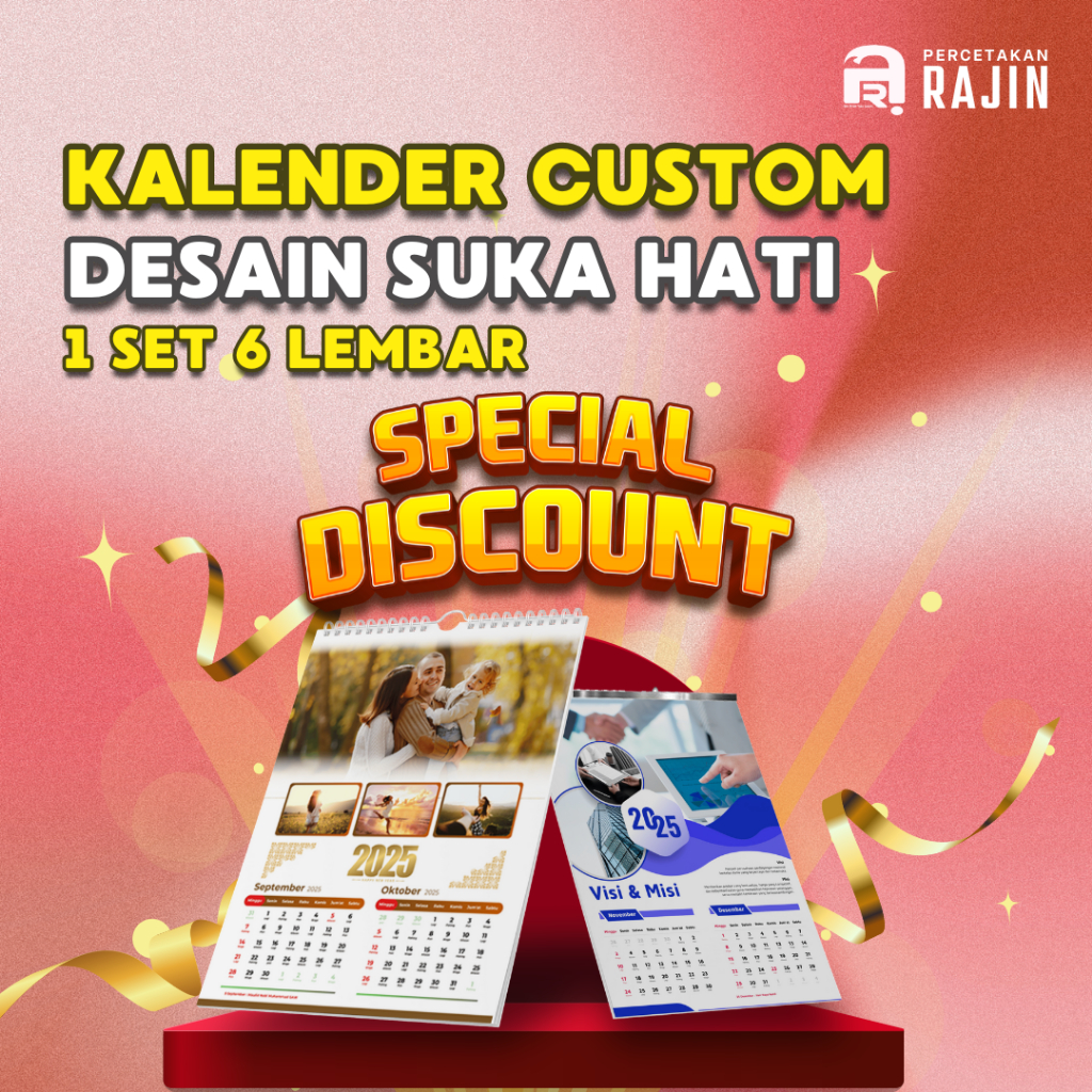 

CETAK CUSTOM KALENDER 6 LEMBAR 2 BULAN DESAIN SUKA HATI - KALENDER MURAH - KALENDER PROMO - KALENDER PARTAI - KALENDER CALEG