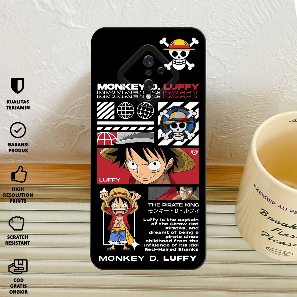 Case Vivo S1 PRO - Softcase Vivo S1 Pro Motif One Piece - Case Pro Camera - Case Hp Vivo S1 Pro - Ca