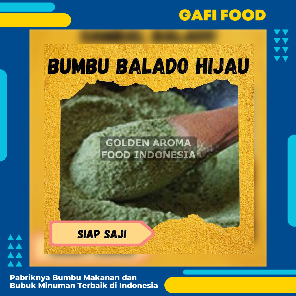 

BUMBU TABUR BALADO HIJAU IJO 1 KG FOOD GRADE 1Kg Bubuk Sebagai Bumbu Kentang Goreng Cimol Keripik Pisang