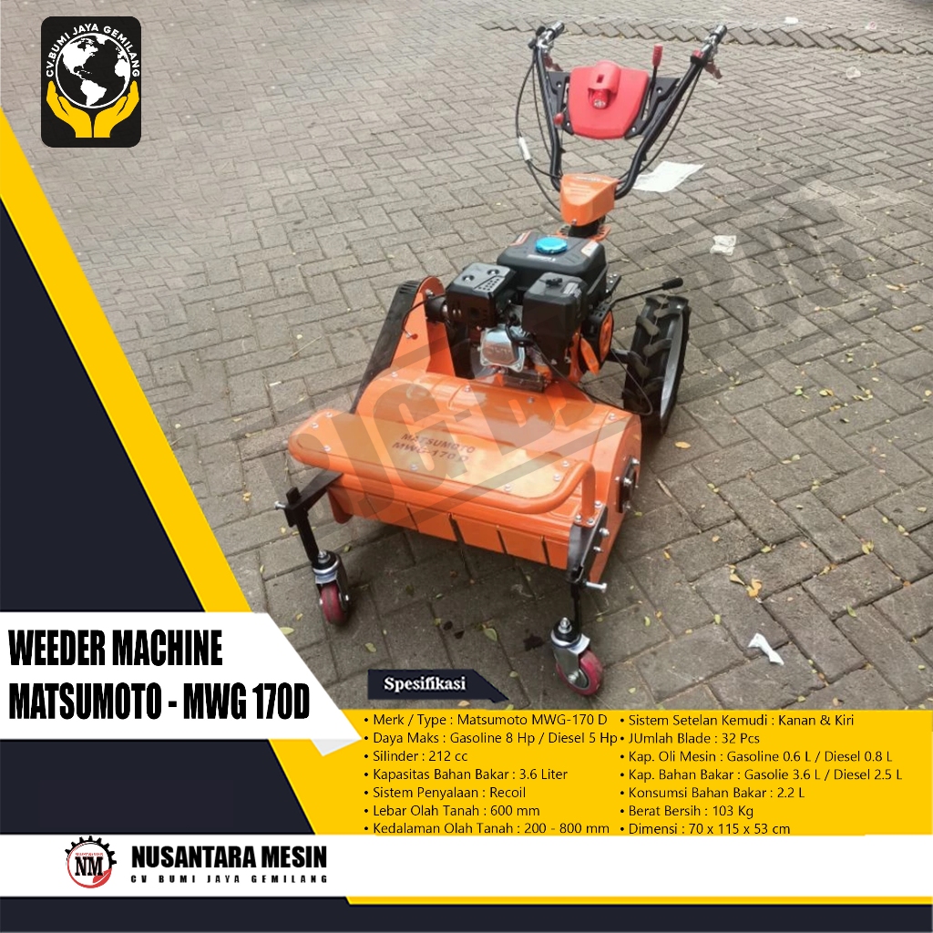 WEEDER MACHINE MATSUMOTO - MWG 170D